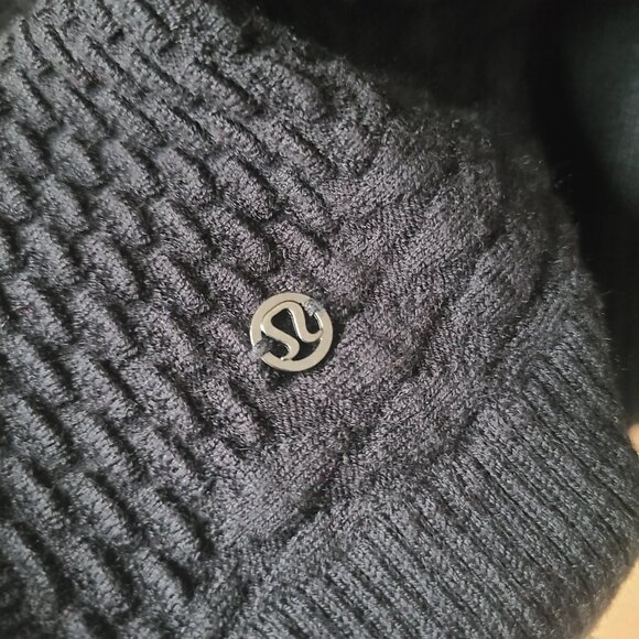 Lululemon Divinity Poncho *Woven Black Cardigan One Size Fits All - Picture 13 of 14